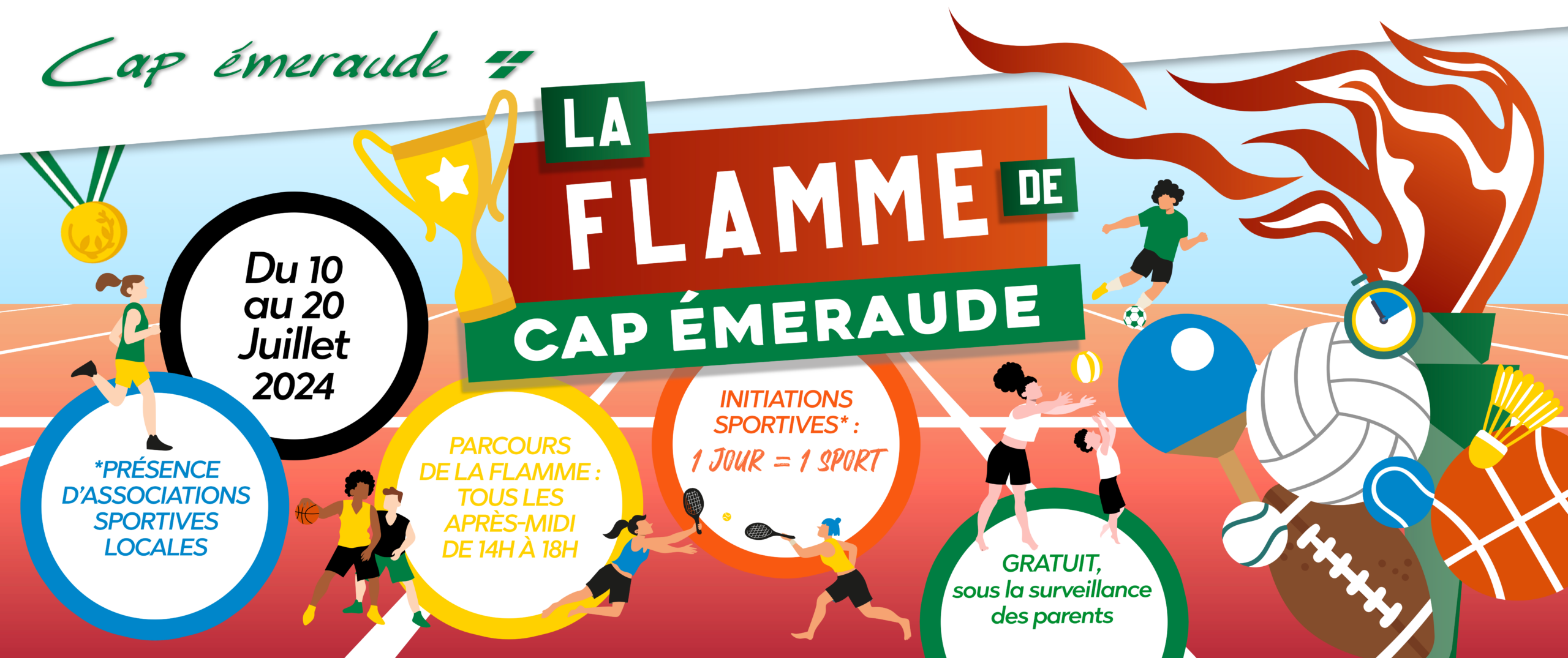 La flamme de Cap Émeraude